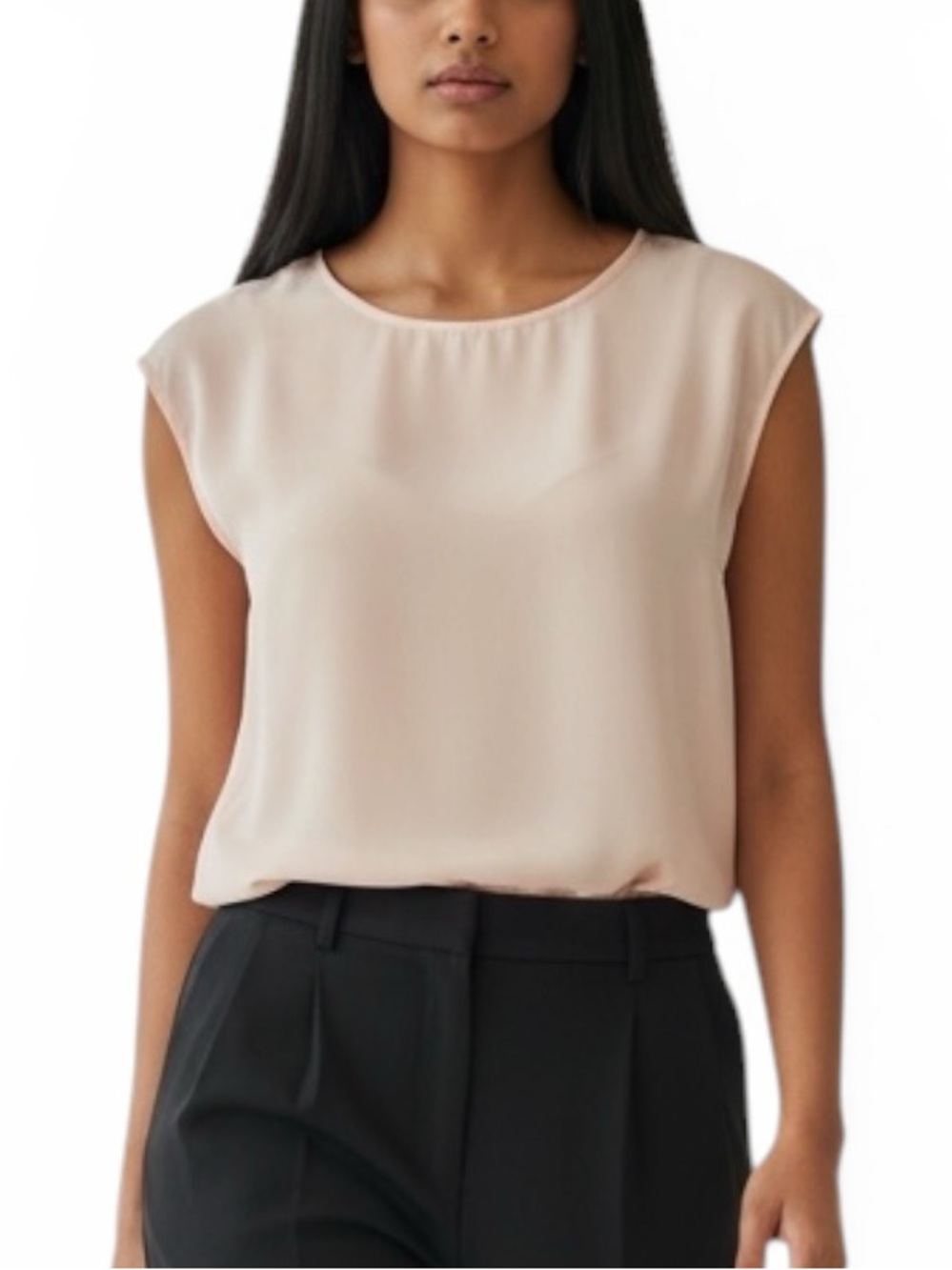 Love Haight Peach Shear Blouse. Women's Size Small